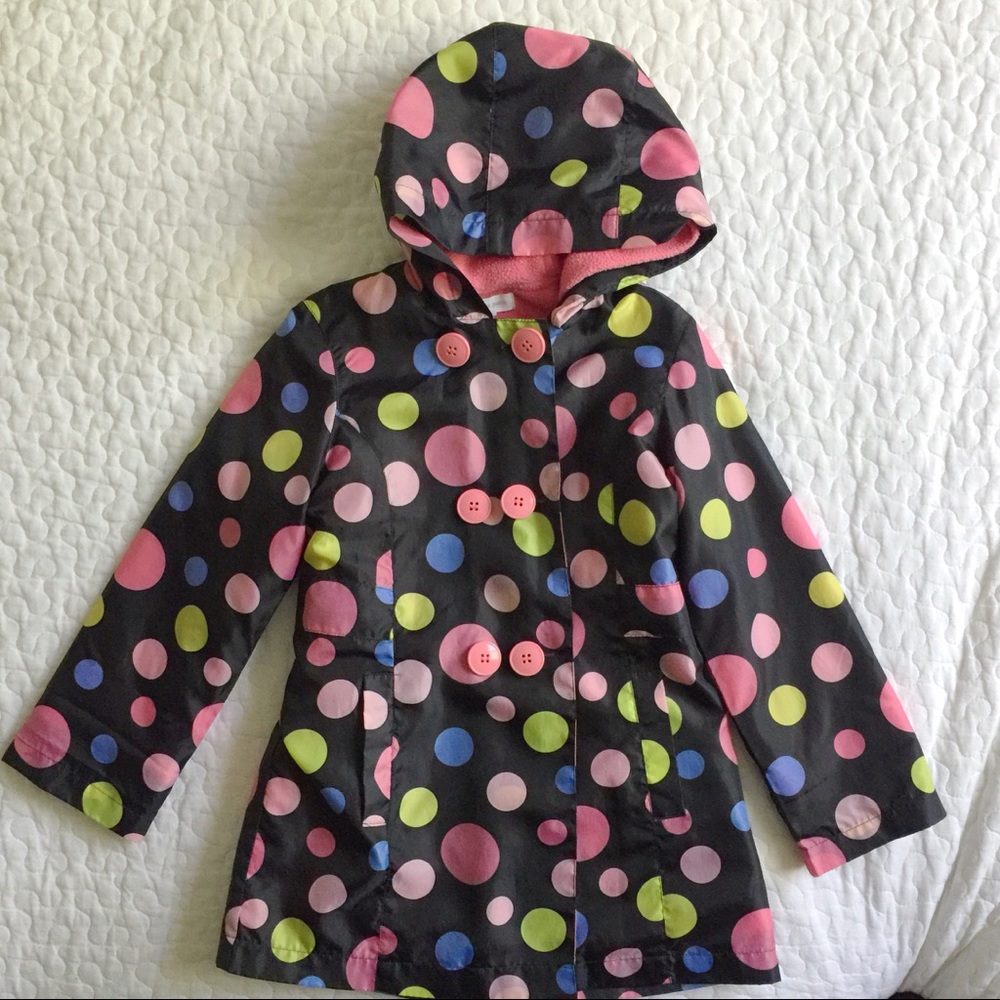 Warm fleece limed raincoat